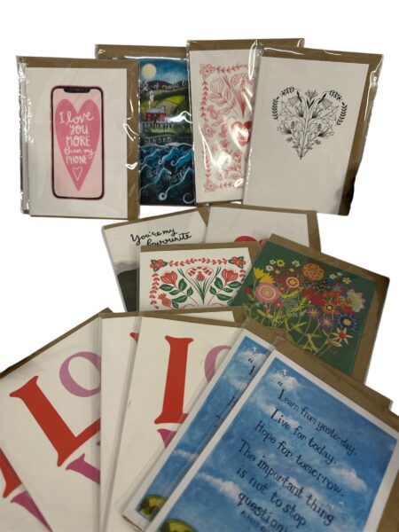 selection of cards