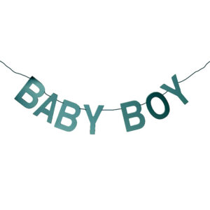 baby boy bunting wooden