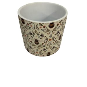 ceramic planter bee
