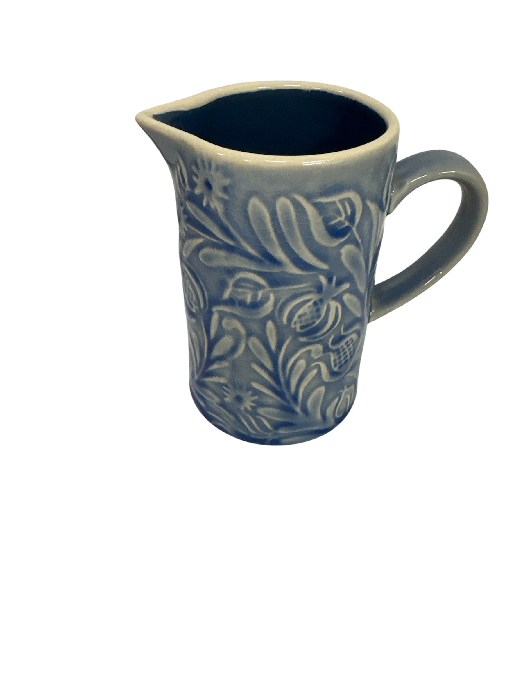navy blue jug by Gisela Graham