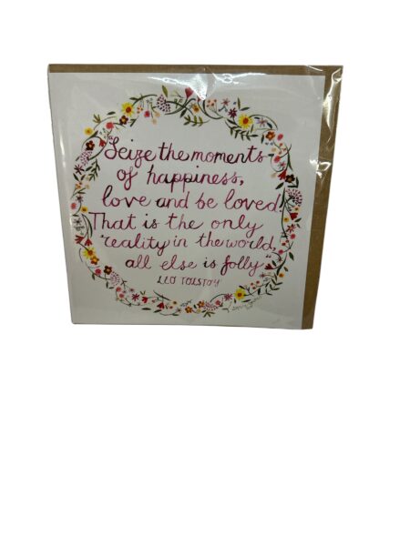seize the moment card